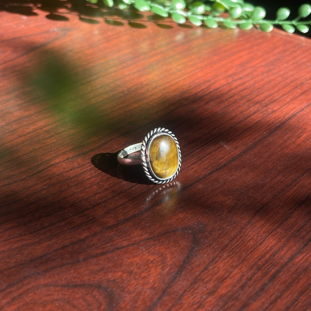 Sterling Silver Tiger’s Eye Ring